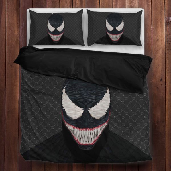 Marvel Comics Venom Sinister Smile Gucci Bedding Set