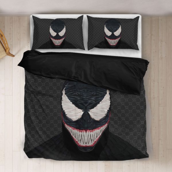 Marvel Comics Venom Sinister Smile Gucci Bedding Set