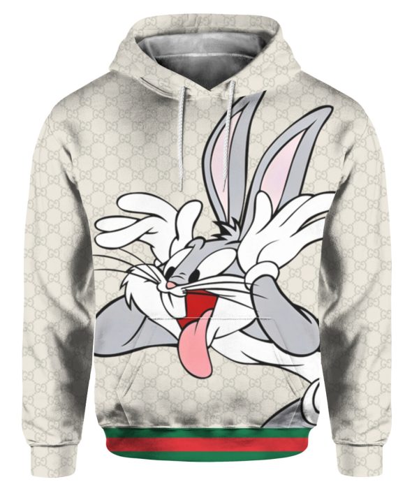 Looney Tunes Cartoon Cute Bugs Bunny Gucci Hoodie