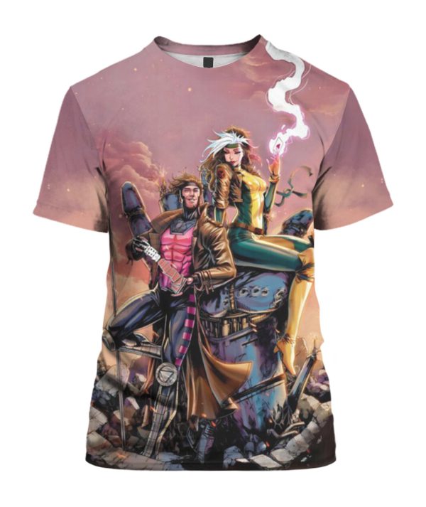 Gambit Rogue Marvel Comics T-Shirt