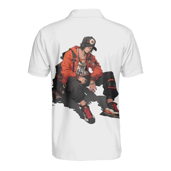 One piece Portgas D. Ace in Street style Polo Shirt
