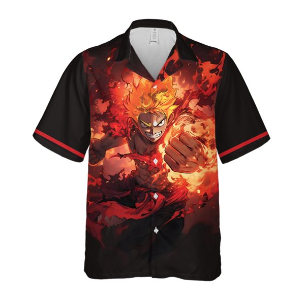 Luffy Gear 5 x Red Nika Hawaiian Shirt