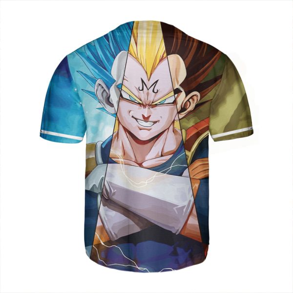 Anime Dragon Ball Vegeta Jersey Shirt