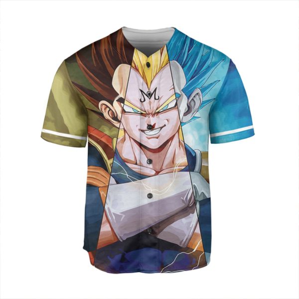 Anime Dragon Ball Vegeta Jersey Shirt