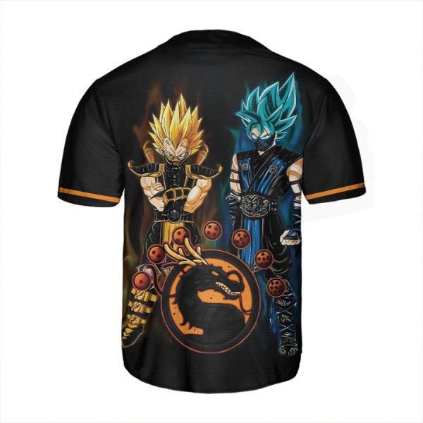 Anime Dragon Ball Son Goku And Vegeta Jersey Shirt