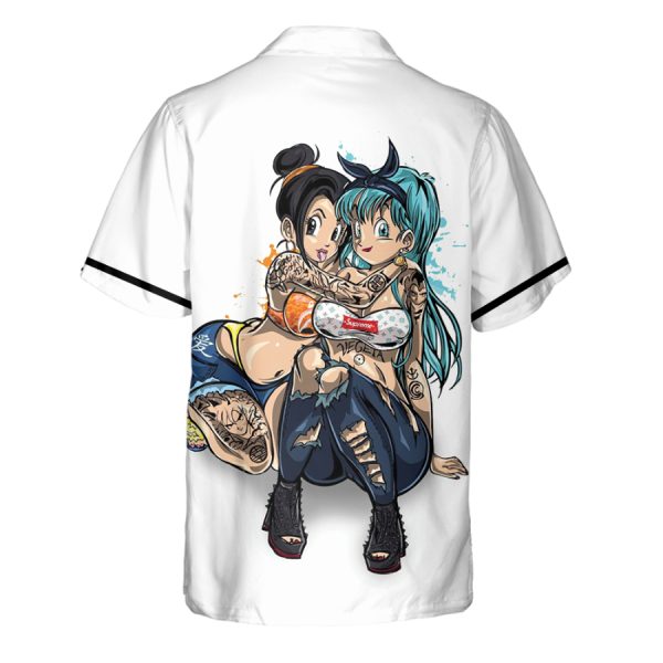 Anime Dragon Ball Bulma And Chichi Hawaiian Shirt