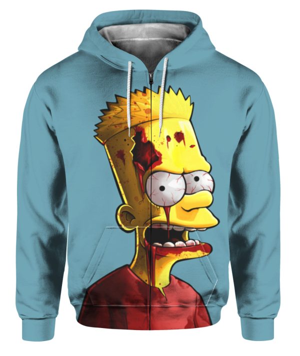 Bart Homer Creepy Zip-Hoodie