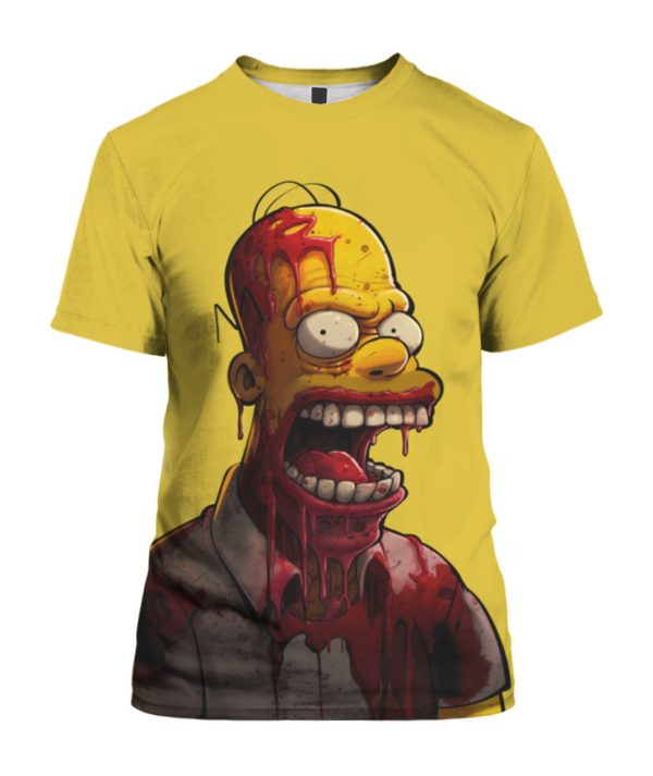 Homer Simpson Bloody T-Shirt