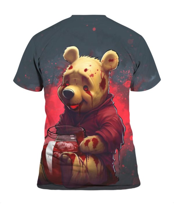 Winnie the Pooh with blood jar T-Shirt