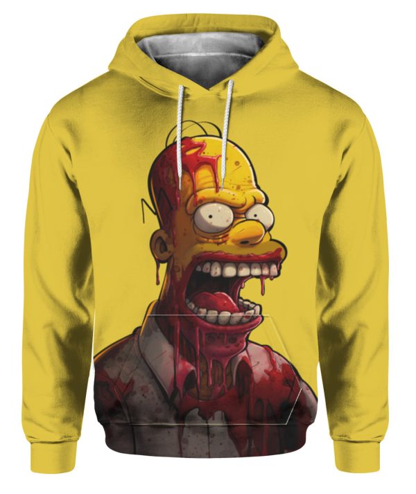 Homer Simpson Bloody Hoodie